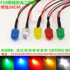 Diodo emissor de luz 10MM 5V12V220v luz de modificação de equipamento pequeno super brilhante contas de lâmpada LED com fio 20CM