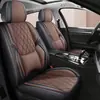 Funda para Asiento de Coche Tejido Técnico Transpirable En Stock Cojín Universal para Todas las Estaciones Cojín de Asiento de Cobertura Total con Soporte Lumbar Funda de Asiento para Cinco Plazas