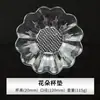 Posavasos de Vidrio Hecho a Mano Esterilla Aislante Térmico Transparente Soporte para Taza de Té Esterilla para Té Platillo Japonés Antideslizante Ceremonia del Té Esterilla para Taza de Té Zen Soporte