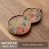 Bandeja de Nogal Estilo Múltiple Soporte para Macetas de Madera Maciza Simple Bandeja de Té de Hotel Soporte para Macetas de Una Sola Capa Mesa Rectangular para Burbujas Secas del Hogar