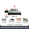 Tongyuite Norma Italiana de Lujo Accesible Mesita de Noche Cama Apartamento Pequeño Sin Respaldo Tatami Doble 1.8m Cama de Cuero