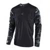 Roupa para Corrida Off-Road Transfronteiriça, Versátil e Estilosa, Tamanhos Europeus e Americanos, Top Camiseta de Manga Longa para Homens, Caimento Solto, Confortável