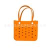Bolsa de Ombro Transversal Fashion para Exterior, Cesta Portátil de Armazenamento para Viagem e Piquenique, Bolsa Impermeável de EVA com Furos