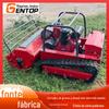 Exportar para a Tailândia um metro de corte cortador de grama a diesel capina de terreno baldio faca vertical híbrido óleo-elétrico esteira trituradora