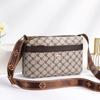 Bolsa Transversal de Ombro Feminina de Outono e Inverno, Bolsa Balde Simples Estilo Coreano, Bolsa Feminina de Grande Capacidade, Atacado de Fábrica, Patchwork de Letras