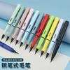 Pluma para principiantes al por mayor tipo pincel, pluma suave portátil con bolsa de tinta, escritura regular pequeña, pluma hermosa que puede agregar tinta, pluma de punta suave para copiar escrituras y caligrafía