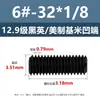 Tornillos de Fijación con Cabeza Avellanada Estándar Británico y Americano Grado 12.9, Tornillos Sin Cabeza de Allen, Tornillos de Fijación para Máquina 2 # 4 # 1/4