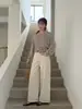 Icciicc Presenta Ocho Colores, Estilo Casual Coreano Sencillo, Corte Holgado, Pantalones de Pierna Ancha Adelgazantes, Guangzhou Shisanxing 1964