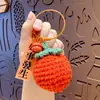 Producto Terminado de Crochet: Llavero Colgante 'Suceden Cosas Buenas', Tejido a Mano para Bolso de Coche, Decoración de Llavero, Regalo