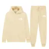Conjunto de Dos Piezas de Sudaderas con Capucha de Manga Larga y Pantalones Deportivos Casuales para Hombre y Mujer, Transfronterizo para Primavera y Otoño, Amazon Europeo y Americano