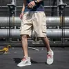 Shorts de Trabajo para Hombre Verano Estilo Coreano Moderno Deportivo Casual Pantalones Cortos Marca de Moda Sueltos Pantalones de Playa para Hombre