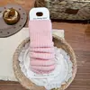 Nuevo y popular juego de calcetines estilo miu para mujer, otoño e invierno, engrosado con lana de oveja para abrigar, con diseño de volantes y color liso, calcetines hasta la pantorrilla
