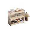 Portavasos de acrílico de escritorio, estante de almacenamiento para cocina, mesa de comedor, taza de café, taza de té de varias capas, juego de té