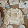 Roupas Infantis Coleção Outono 25: Camisetas Infantis com Estampas de Desenhos Coloridos, Divertidas, Estilo A, Algodão Puro, Manga Longa, Camisetas Básicas
