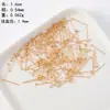 Alfileres Redondos de Cabeza de Bola de Cobre Puro que Conservan el Color Accesorios para Manualidades con Cuentas Materiales para Pulseras, Collares, Aretes, Pasadores Fabricante