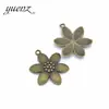 YuenZ Accesorios para joyería DIY Colgante de flor de aleación Colgante pequeño de aleación retro Q148