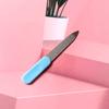 En stock lima de uñas de acero inoxidable pinza para uñas artefacto brillante para uñas arena de chorreado antideslizante frotar quitaesmalte barro herramientas de uñas con púas