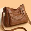 Bolsa tote grande para atacado para mulheres de meia-idade, nova bolsa de ombro casual retrô para sair, bolsa transversal para mães