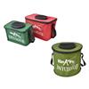Suministro en stock cubo de pesca tanque de agua plegable cubo portátil para peces vivos con tapa suministros de pesca caja de peces cubo de peces de lona