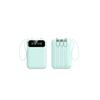 Mini Power Bank al por mayor con certificación 3C, gran capacidad de 20000 mAh, power bank portátil con cable, logo personalizado