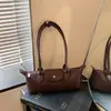 Bolsa vintage de camurça para axila feminina, nova bolsa de mão da moda 2026, bolsa de ombro simples para axila