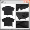 Ropa para Hombre Etai Estilo Retro Algodón Puro Desgastado Holgada de Manga Corta Camiseta para Hombre Camiseta de Alta Calidad Estilo Urbano para Hombre