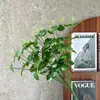Ramo de Plantas Verdes Artificiales con 16 Tallos de Hojas de Dinero y Eucalipto Arreglo Floral de Boda con Accesorios para Arreglos Florales Planta Verde Exportación al por Mayor