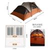 Tienda Amazon Transfronteriza de Dos Habitaciones y Una Sala de Estar Tienda Exterior Estilo Camping 5-8 Personas Montañismo Estilo Camping Tienda Personalización de Fábrica