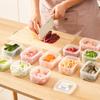 Caja de almacenamiento para refrigerador empaque de grado alimenticio caja para mantener la frescura caja para carne congelada compartimento especial para congelador caja sellada para alimentos al por mayor