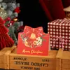 Tarjeta de felicitación tridimensional de Navidad de Amazon transfronteriza Flores Regalo Tarjeta de bendición escrita a mano Nochebuena Tarjeta de felicitación creativa Venta al por mayor