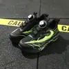 Tênis esportivo infantil leve tamanho 36-41 com fivela giratória, cabedal em couro, sapatos casuais para viagem para alunos do ensino fundamental, tênis de corrida 6611