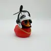 Enfeites de Carro de Pato Quebrando Pato de Natal Andando de Bicicleta Elétrica Decorações de Bicicleta Pato Vermelho Pequeno Interior Pato Amarelo Pequeno