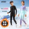 Conjunto de Ropa Interior Térmica de Secado Rápido para Esquí Infantil para Deportes al Aire Libre en Bicicleta, Profesional Transpirable y que Absorbe el Sudor, Absorbente de Humedad para Hombres y Mujeres