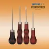 Calabaza Simple Calabaza Doble Cono Perforador Aguja Perforadora Hecha a Mano Cono Mango de Madera Punzón Aguja de Acero Punzón de Colores