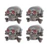 Tornillos Modificados M6 para Marco de Matrícula de Coche Agujero para Tornillo de Soporte de Matrícula Diámetro Calavera Sombrero de Halloween