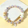 Templo Artículo Caliente Dulce Corazón Ágata Nueve Colas Pulsera de Círculo Único Pulsera de Muñeca Anillo de Running de Ágata Regalo para Amigos Mejores Amigos Compañeros de Clase Al Por Mayor