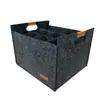 Bolsa Grande de Fieltro Roja para Vino Cruzada Bolso de Mano de Fieltro Bolsa de Almacenamiento para Regalo de Vino del Festival de Primavera Caja de Regalo Gruesa para Vino Tinto
