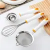Separador de Clara de Huevo, Herramienta de Acero Inoxidable para Separar Yema de Huevo para Alimentos de Bebé, Filtro y Separador de Proteína Líquida de Huevo