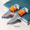 Fabricante de Herramientas de Llave Hexagonal Venta al por Mayor Llave de Cabeza Esférica Juego de Herramientas de Ferretería Extendido Llave