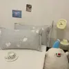 Travesseiro Solteiro Um Par Núcleo de Travesseiro Fronha Resistente a Manchas Dormitório de Estudante Adulto Casa Simples Estilo Ins Alta Aparência