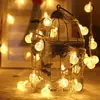 Nuevas Luces de Cadena Solares LED de Bola de Burbujas, Luces de Cadena de Flor de Cerezo, Luces de Cadena de Gota de Agua para Camping al Aire Libre, Jardín, Luces Decorativas