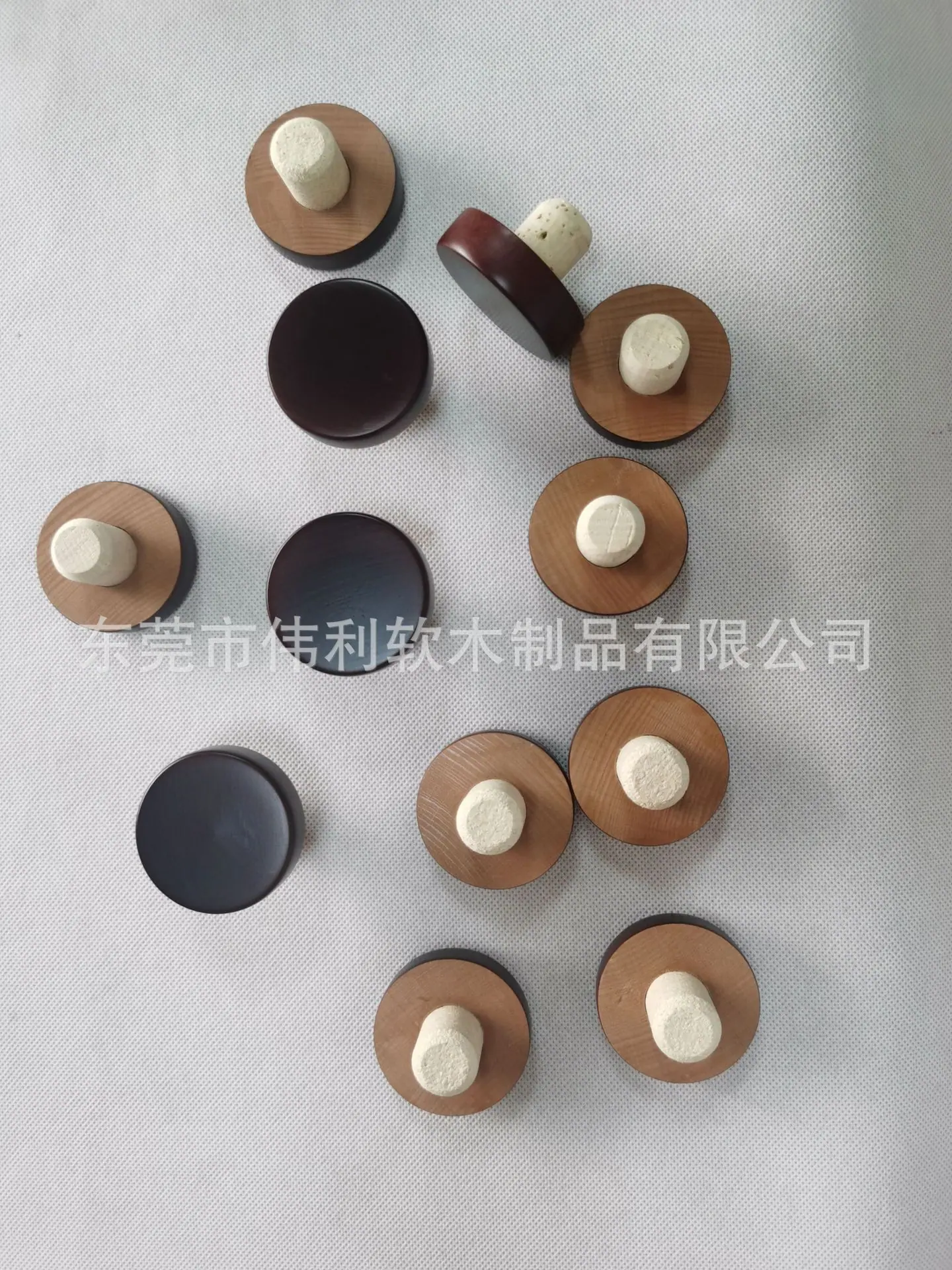 榉木盖加天然软木塞