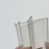 Fabricante fornece ao supermercado tiras de preço externas, etiquetas de preço de produtos, etiquetas de preço de plástico, tiras transparentes para prateleira