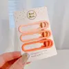 Pinzas para el cabello coloridas, artísticas y coquetas modelo 2025, pinzas de pico de pato estilo universitario para chicas dulces, pasadores para el cabello de estudiante, accesorios para el cabello de alto valor
