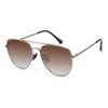 2026 Nuevo Estilo de Moda Gafas de Sol Polarizadas para Hombre con Montura Asimétrica y Textura Metálica para Conducir al Aire Libre 1380