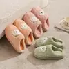 Pantuflas de Algodón para Pareja Qidashun para Invierno, Nuevos Zapatos de Felpa de Algodón para Interiores y Exteriores, Engrosados y Cálidos, Venta al por Mayor