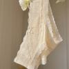 Lingerie Feminina de Renda com Cetim Sexy Semitransparente Estilo Pura Luxúria Menina Charmosa Calcinhas Francesas de Cintura Baixa que Cobrem o Quadril Venda por Atacado