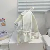 Mochila nueva y elegante con alto atractivo estético, estilo coreano, moderna, mochila ligera casual para viajes con estampado de estrellas para estudiantes