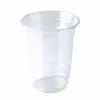 Taza de Café para Llevar al por Mayor con Tapa Plástico Transparente Alta Taza para Bebidas Frías Té de Limón Hecho a Mano Taza para Té de Leche Especial para Bebidas Frías
