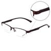 [Youshun] nuevo armazón de metal de aleación de placa de acero medio armazón gafas para hombre 16015 armazón de gafas miopía